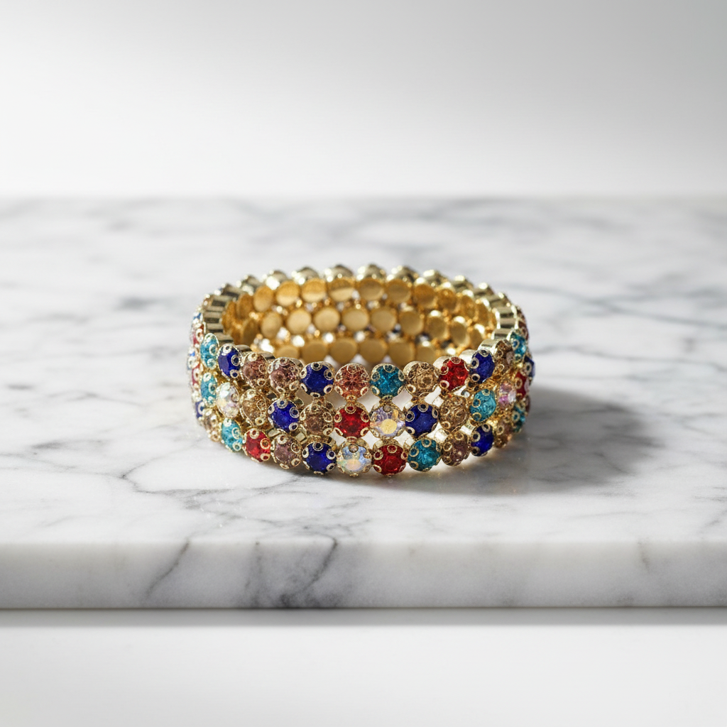 3 Row Flexible Bracelets