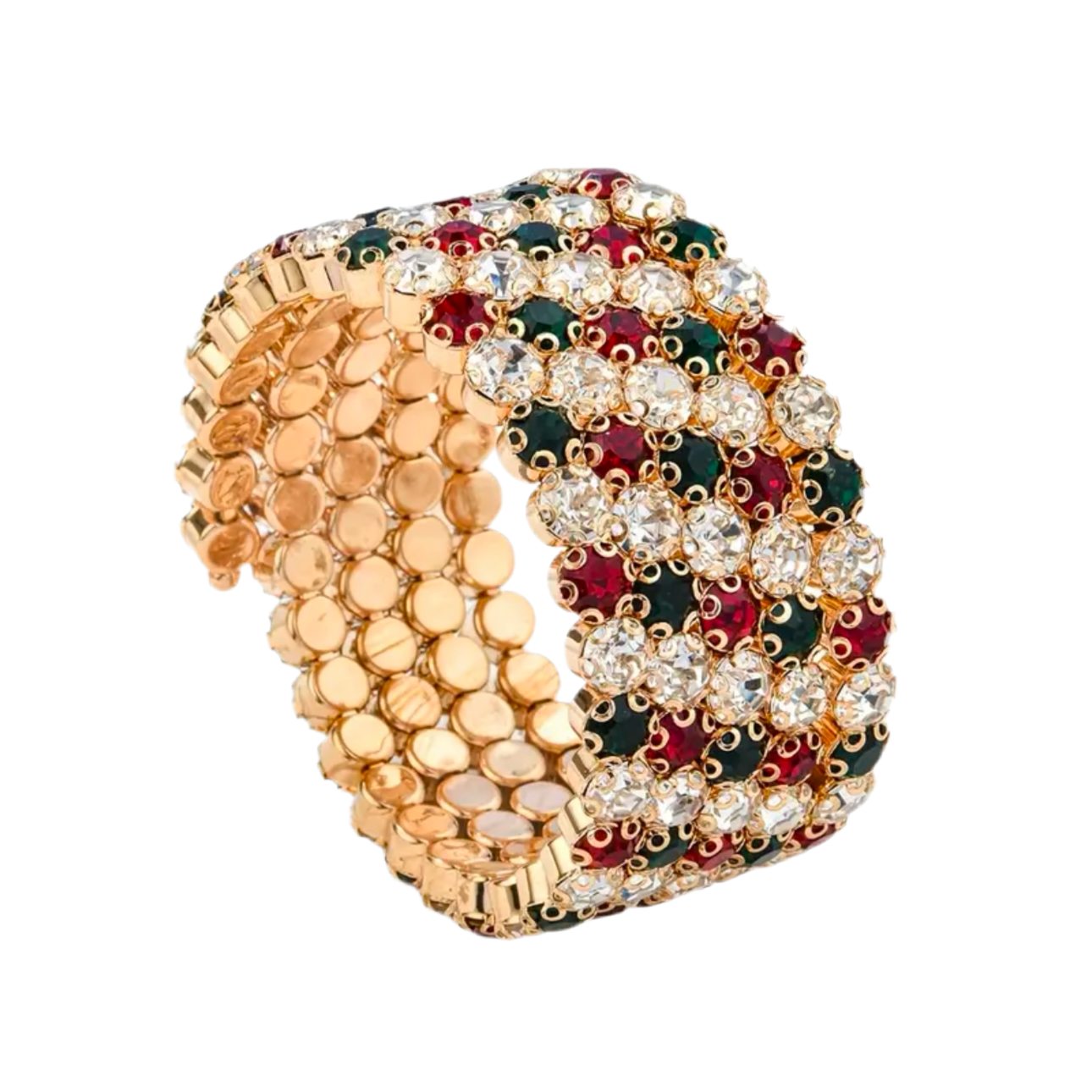 Christmas-2 Flexible 2 Row Bracelet
