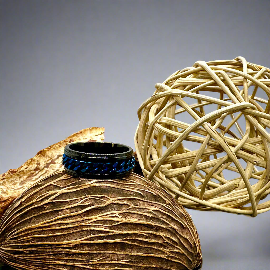 Chain Spinner Stainless Steel Ring