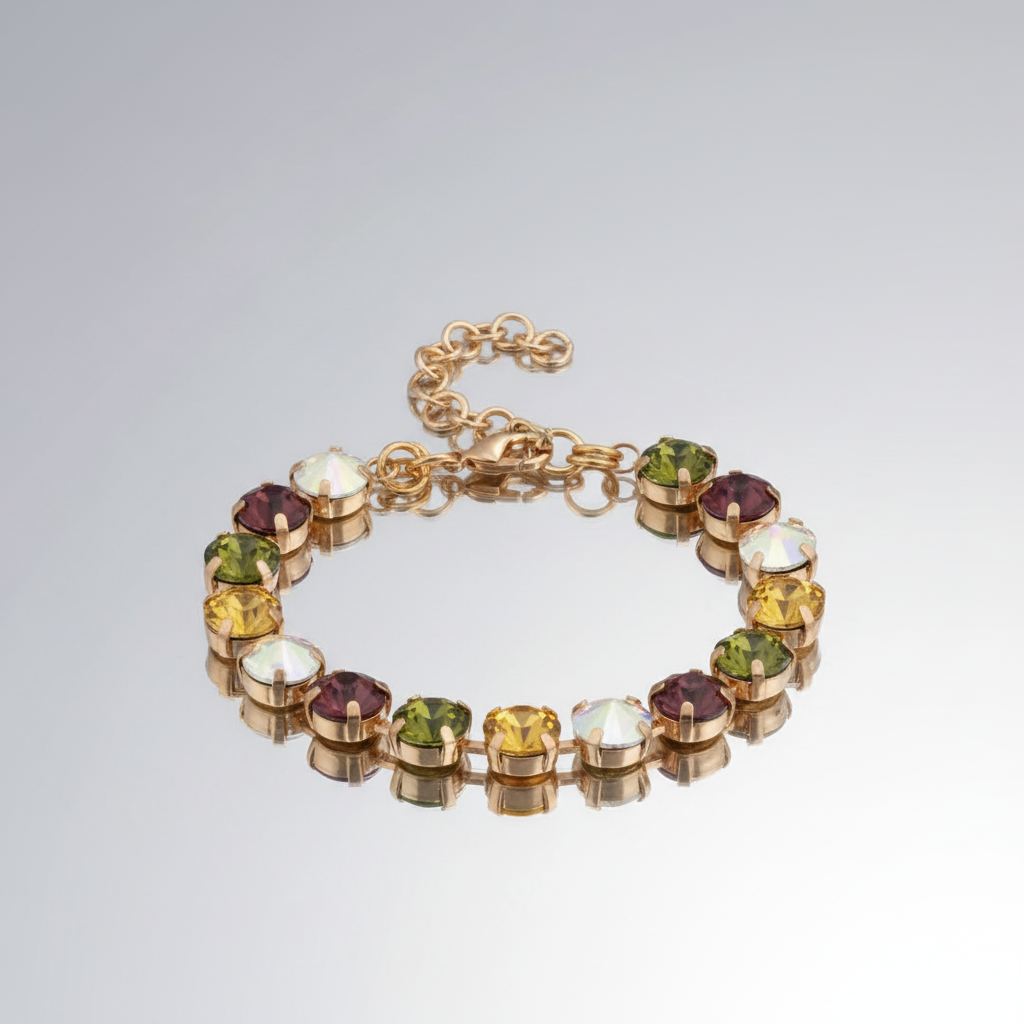 Multicolor Gold Bracelet