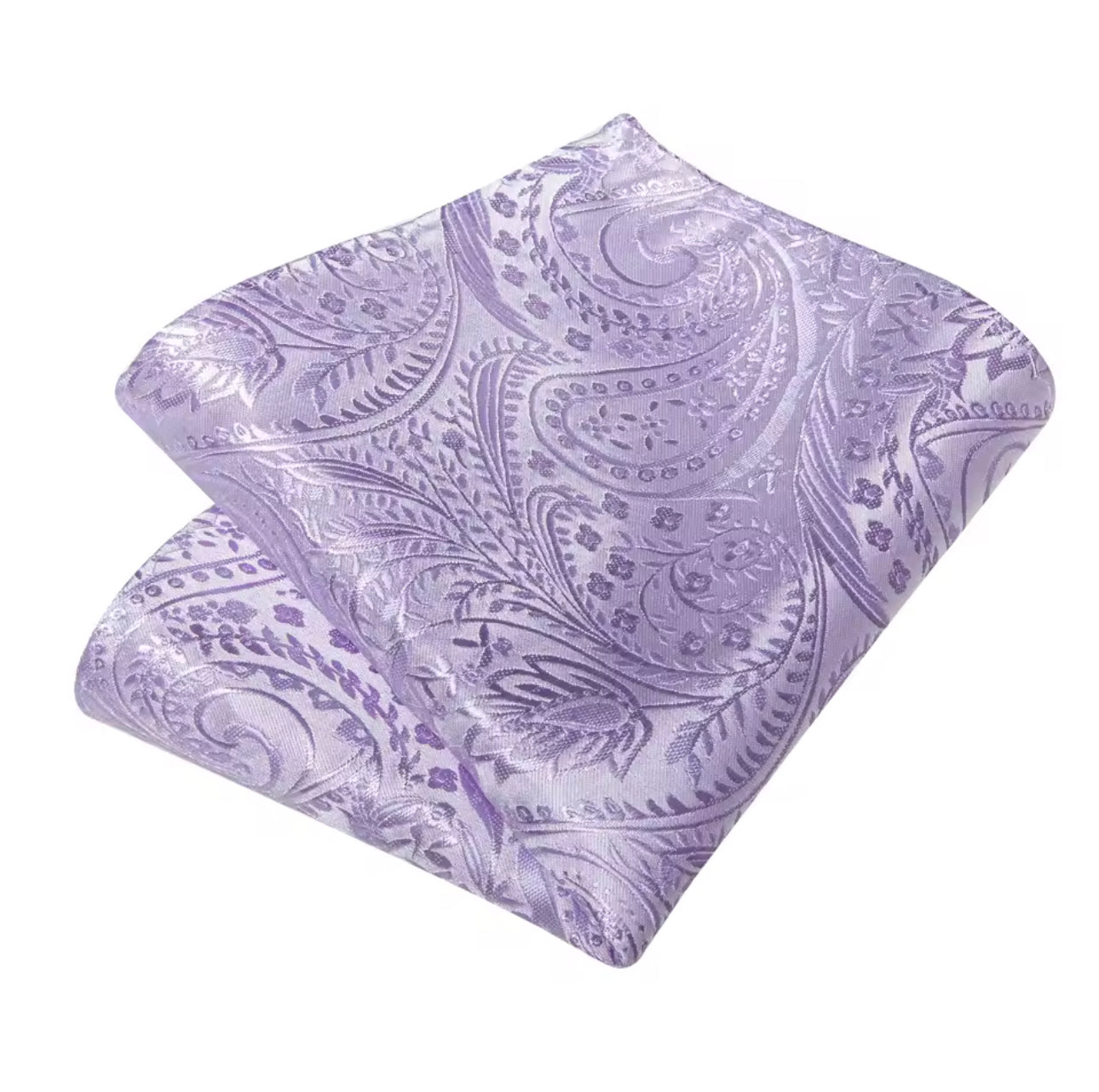 Purple Lavender Elegance Necktie Set