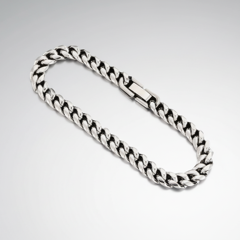 Stainless Steel Cuban Chain Bracelet