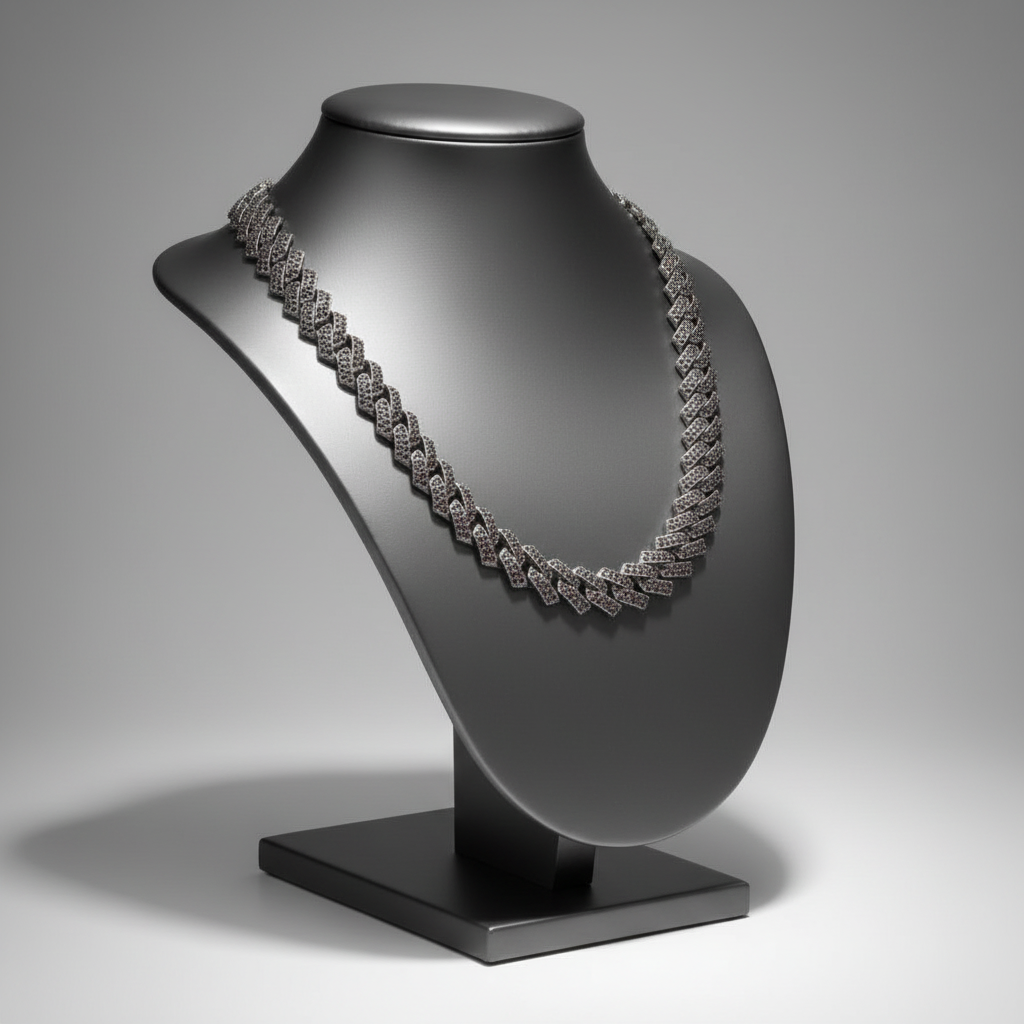 Black Cuban Chain Necklace