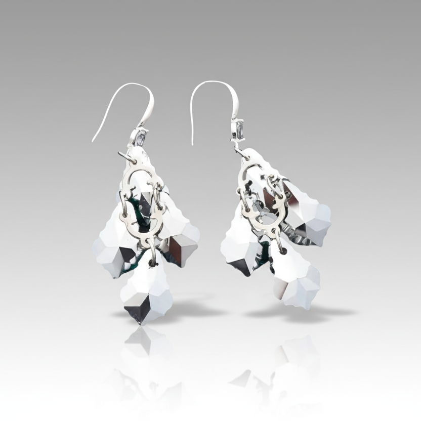 Crystal Tassels Earrings