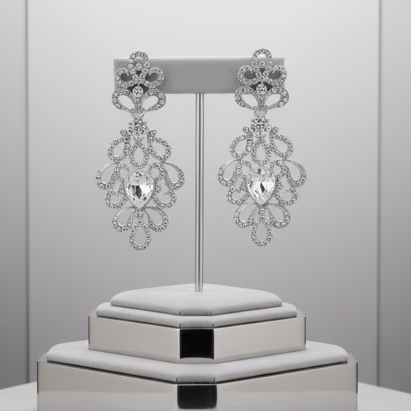 Lacy Chandelier Earrings