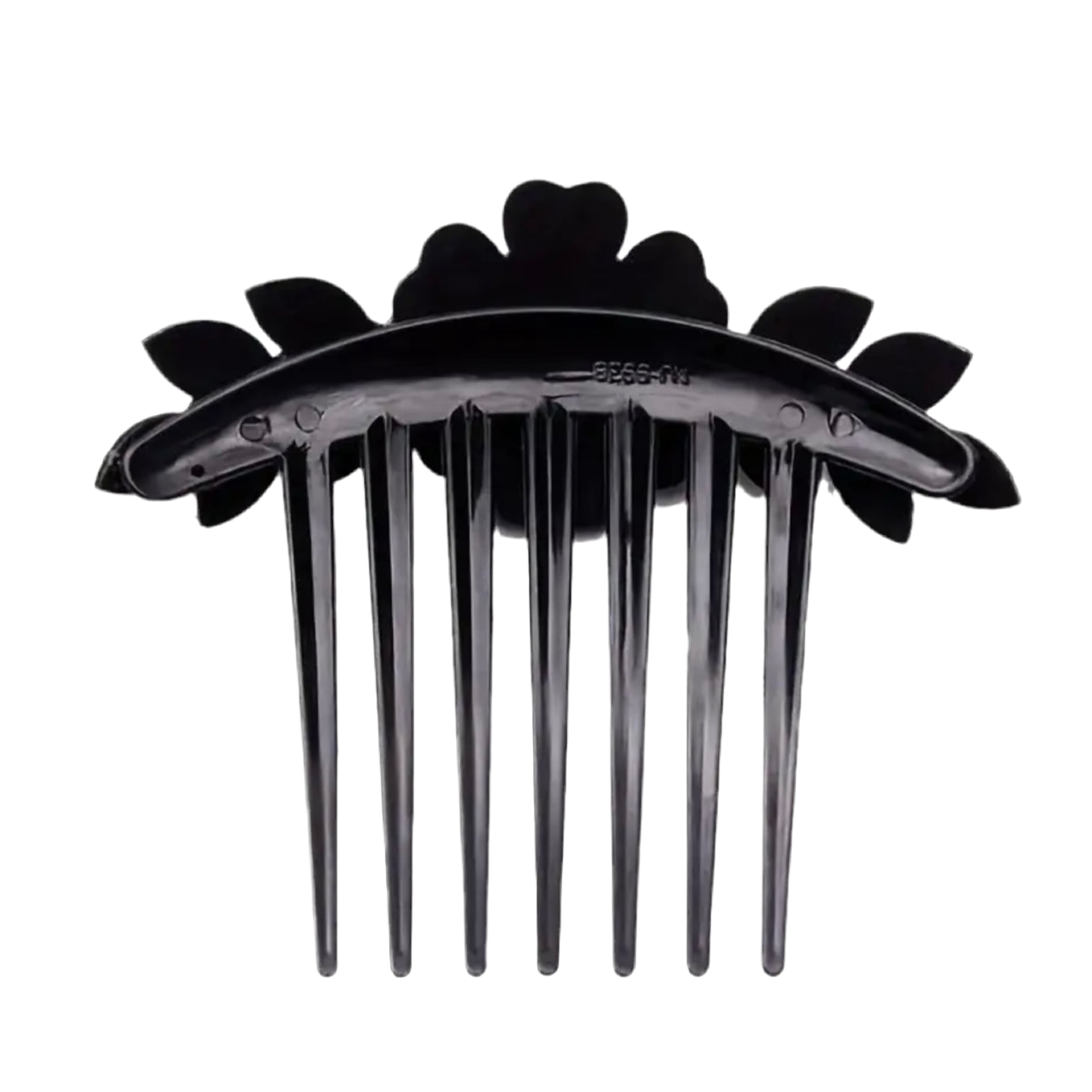 Flower Hair Comb Dark Blue