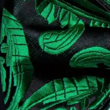 Green Paisley Bow Tie