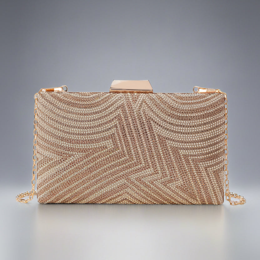 Contemporary Beaded Clutch Evening Bag