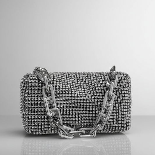 Rhinestone Embellished Handbag