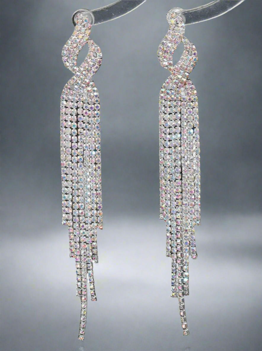 Flame Tassel Earrings