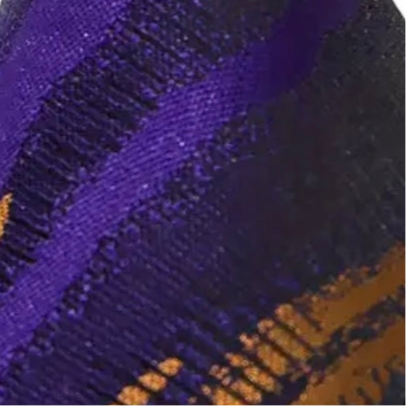 Purple Jagged Stripe Necktie Set