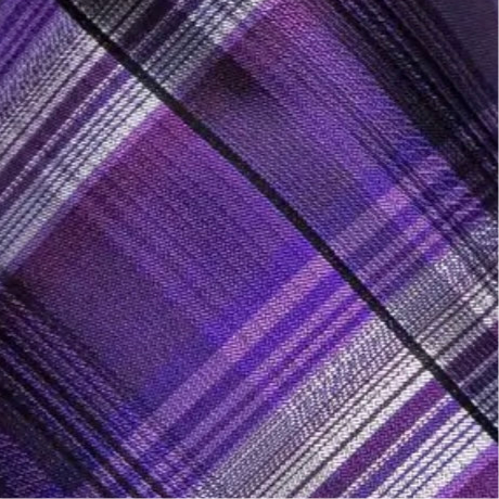 Purple Plaid Necktie Set