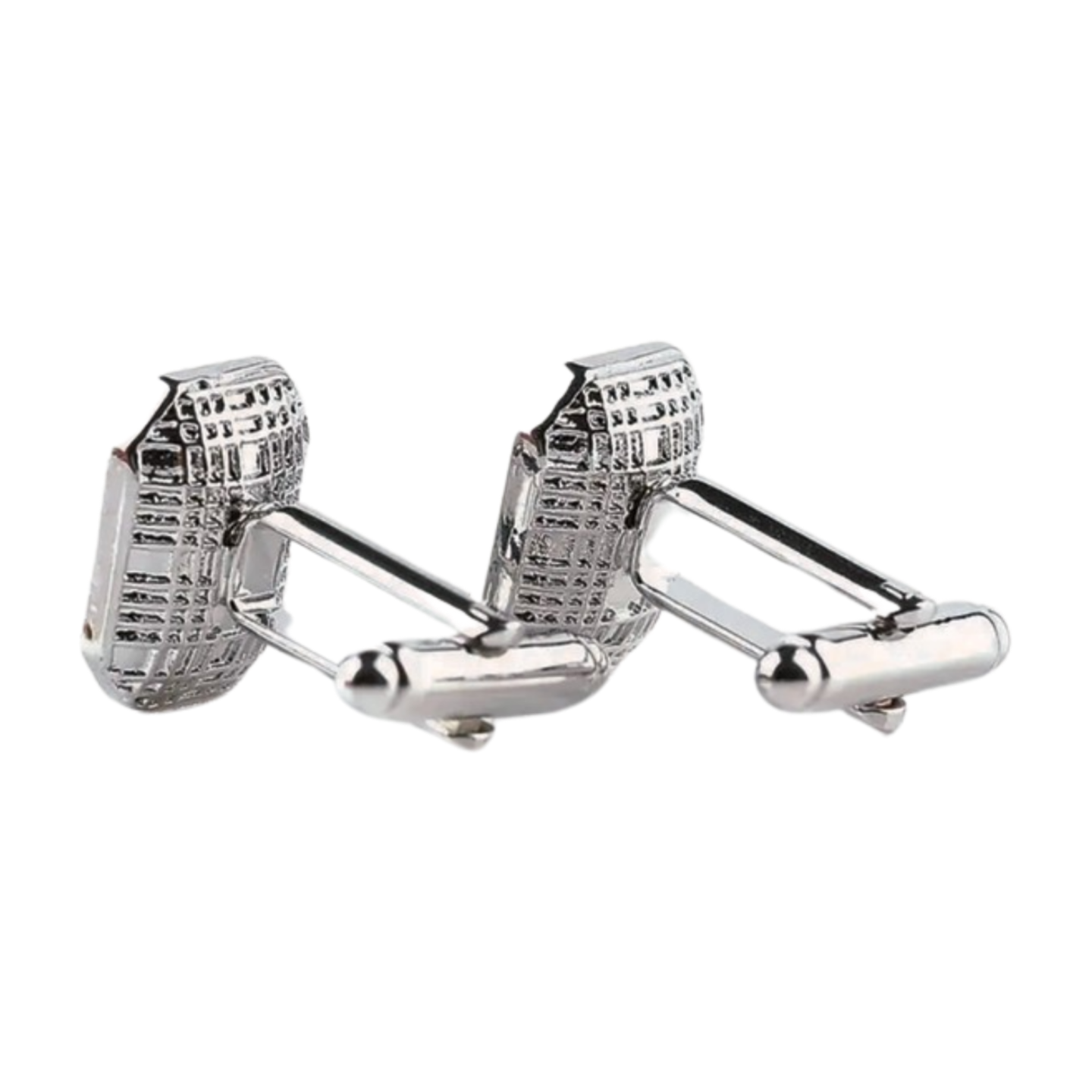 Purple Rhinestone Cufflinks