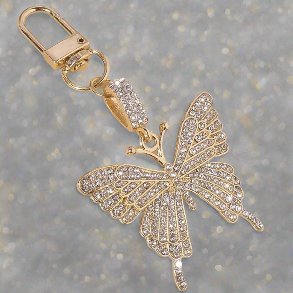 Butterfly Keychain Purse Charm