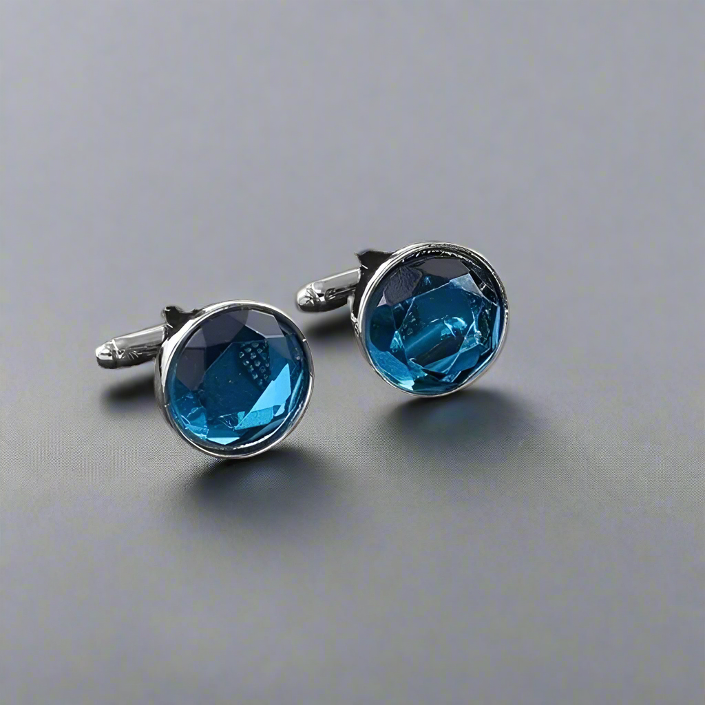 Royal Gems Teal Cufflinks