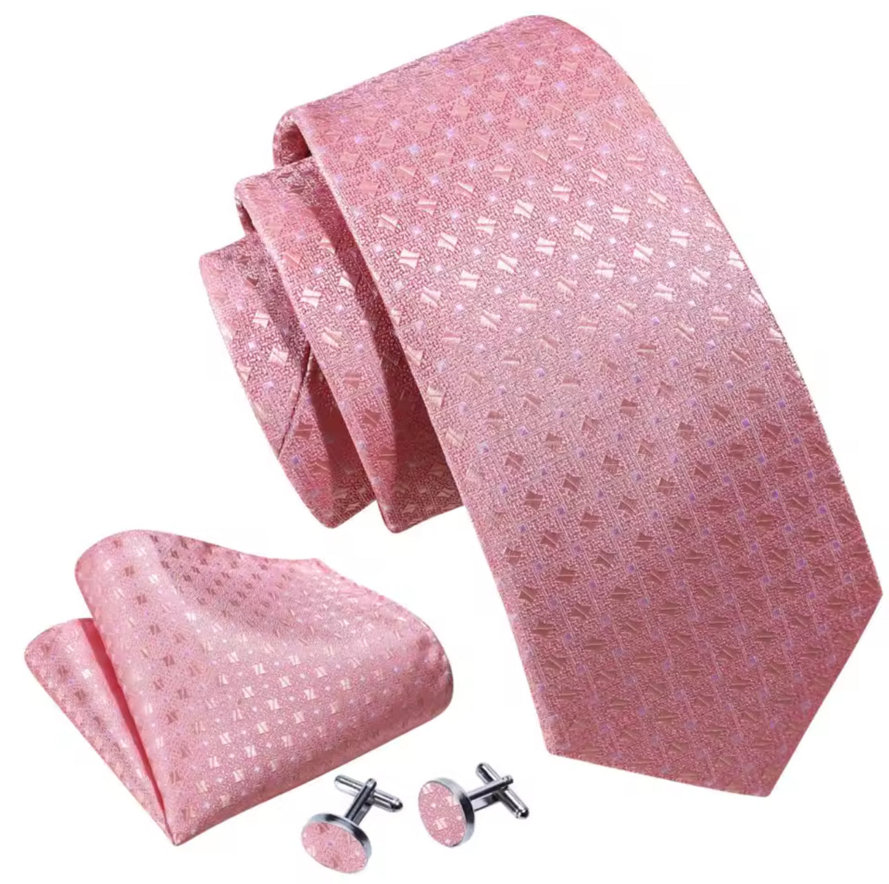 Pink Barry Wang Necktie Sets