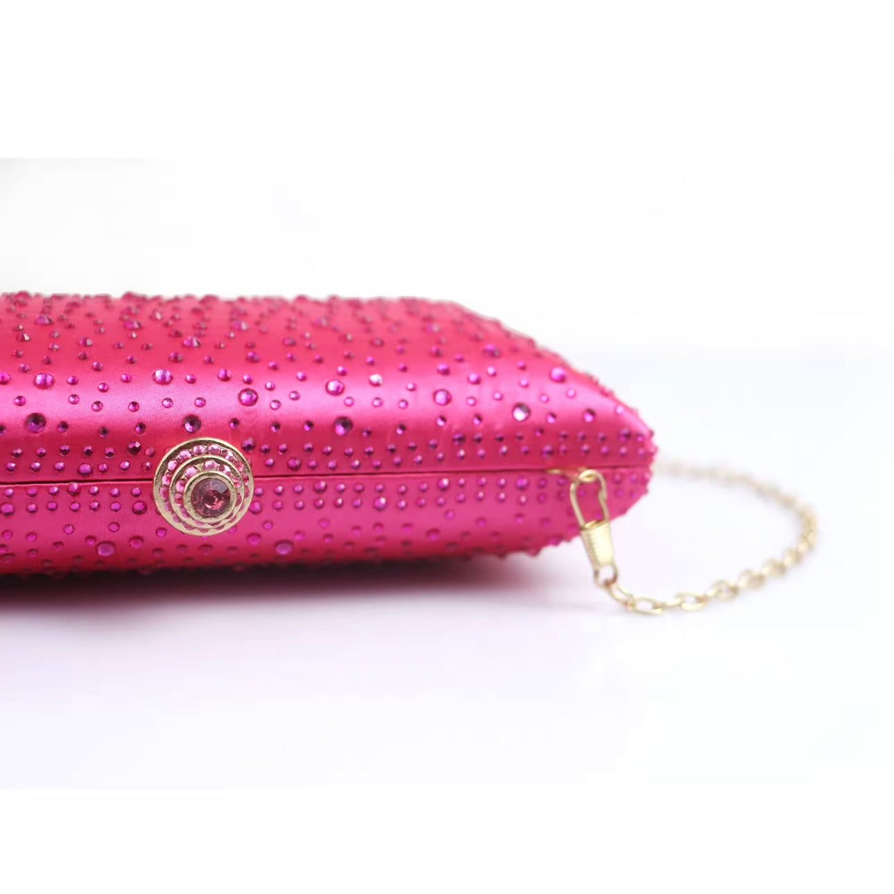 Rose Red Water Drop Clutch