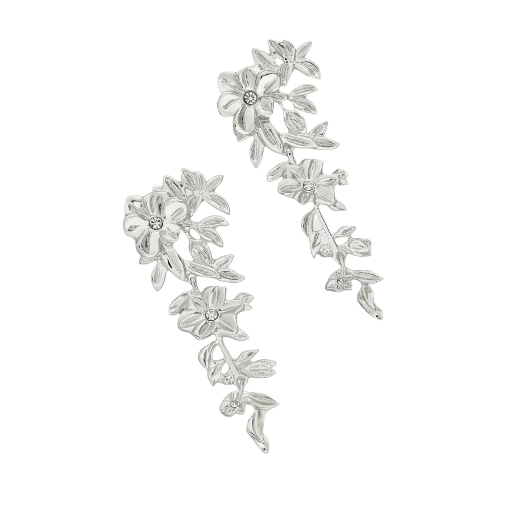 Floral Gold Earrings