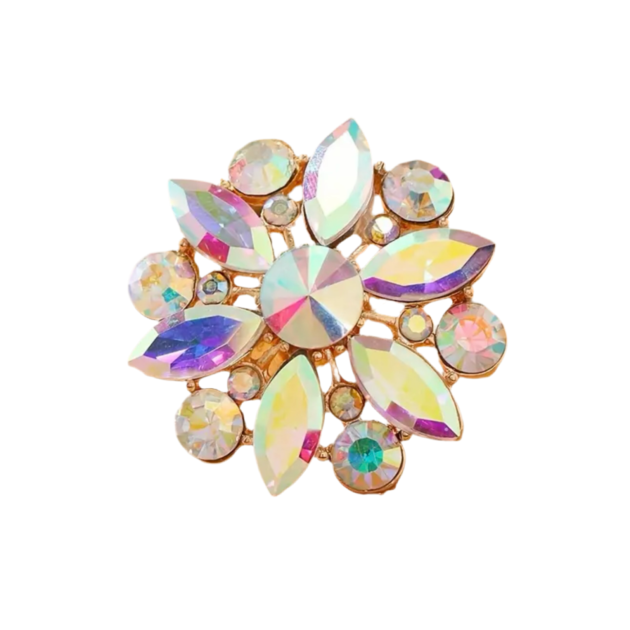 Iridescent Floral All-Fit Ring