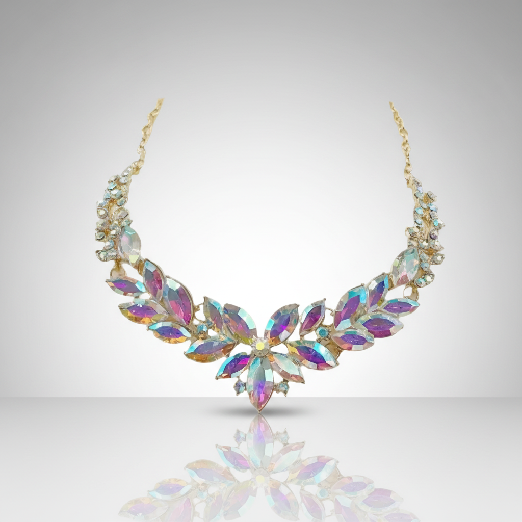 Luxury Iridescent Statement Necklace
