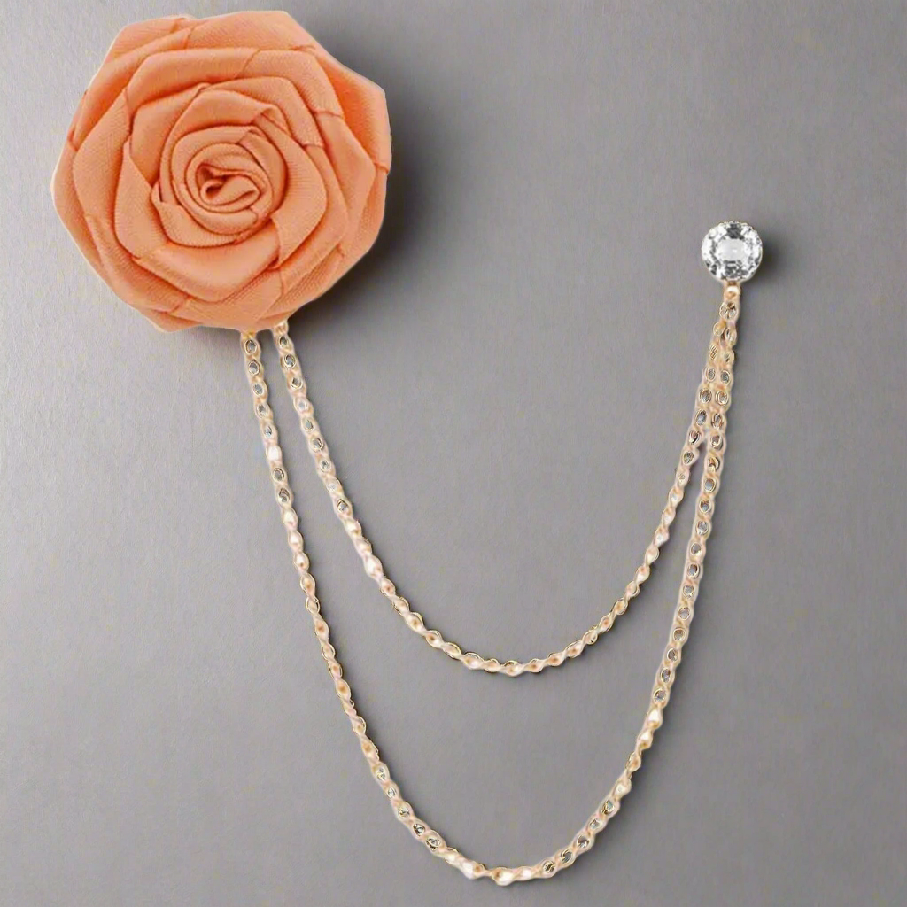 Flower Chain Lapel Pin
