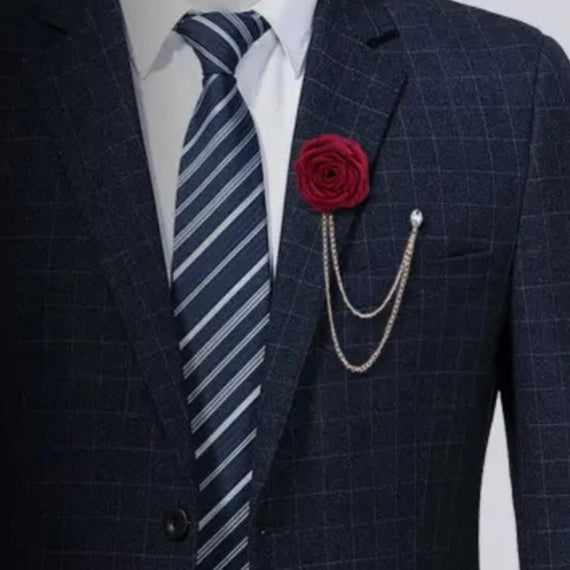 Flower Chain Lapel Pin