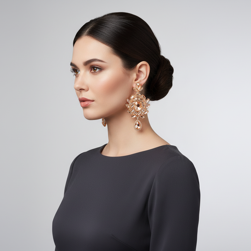 Champagne Gold Earrings