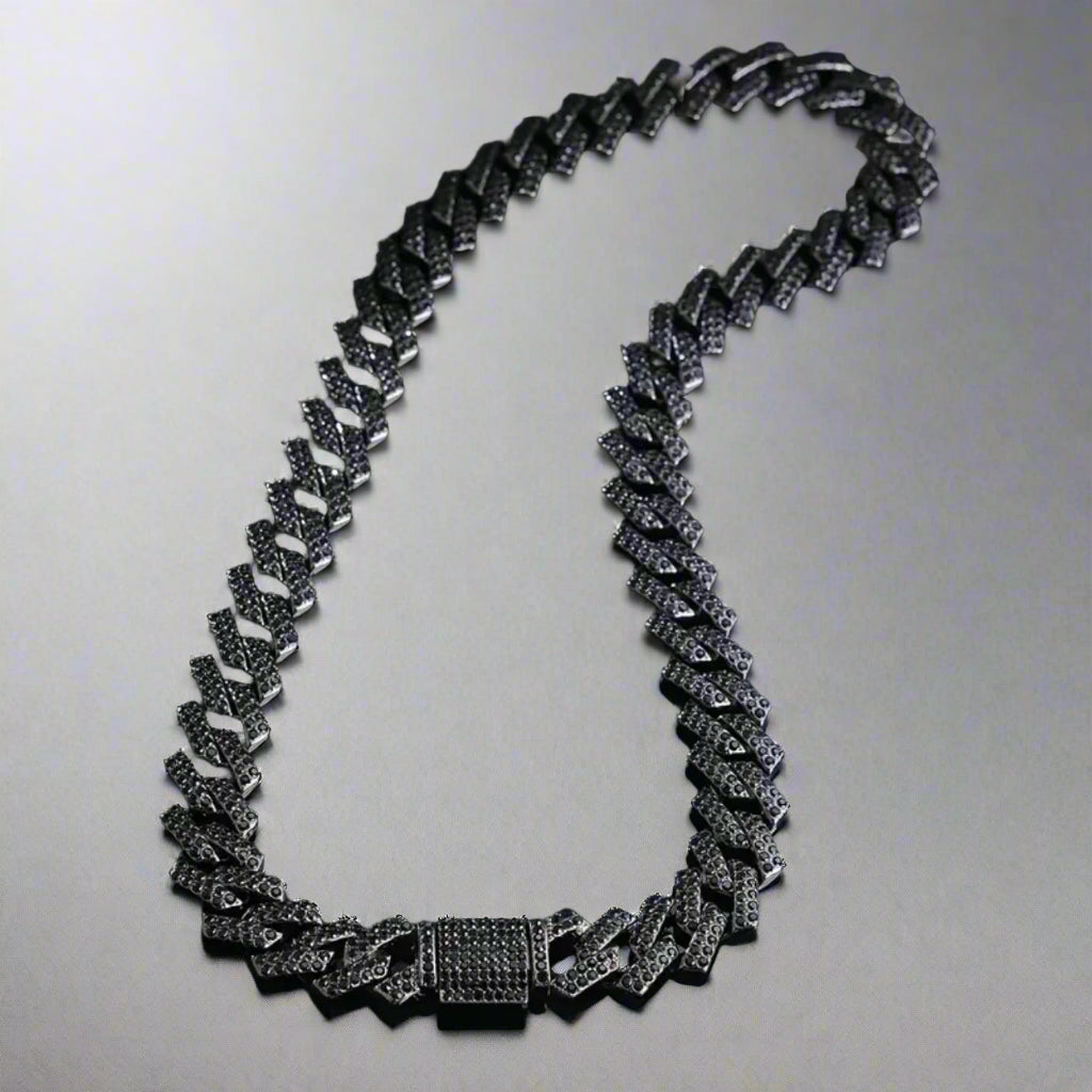 Black Cuban Chain Necklace