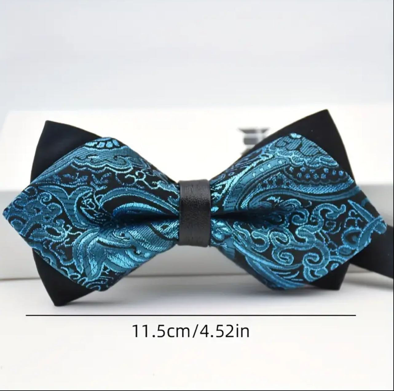 Blue Diamond Wing Bowtie