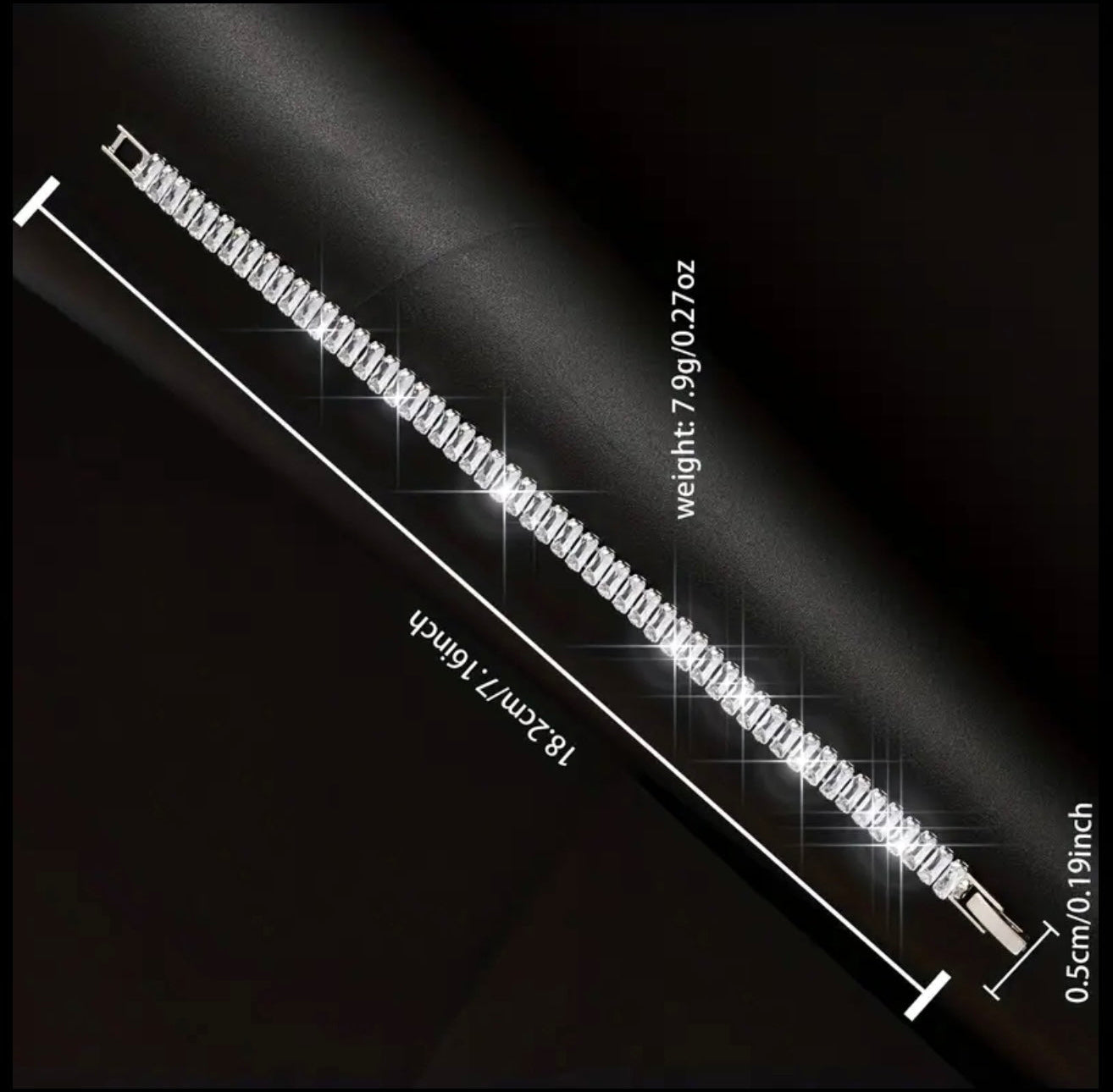 Iced Pink Tennis Bracelet