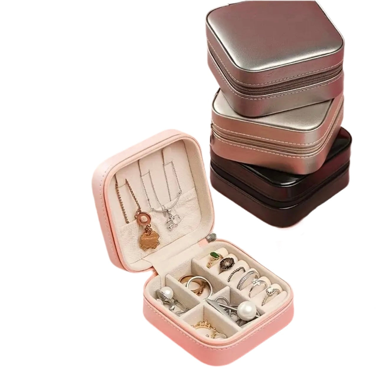 Jewelry Storage Case Champagne