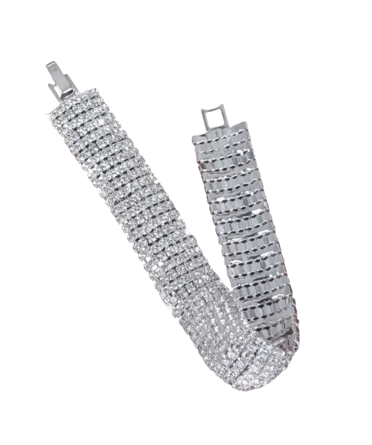 Silver Rhinestone Bracelet