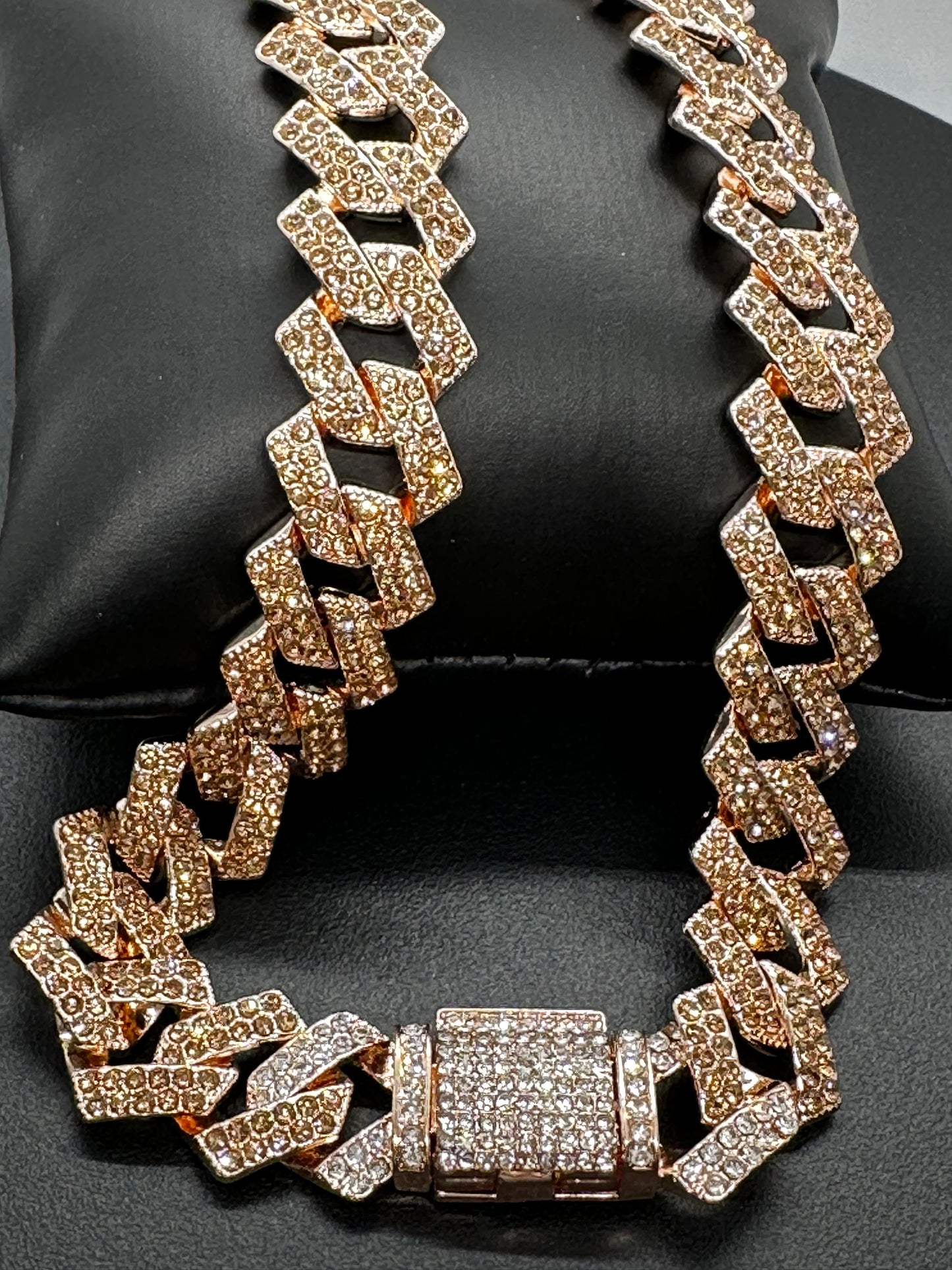 Champagne Cuban Chain Necklace