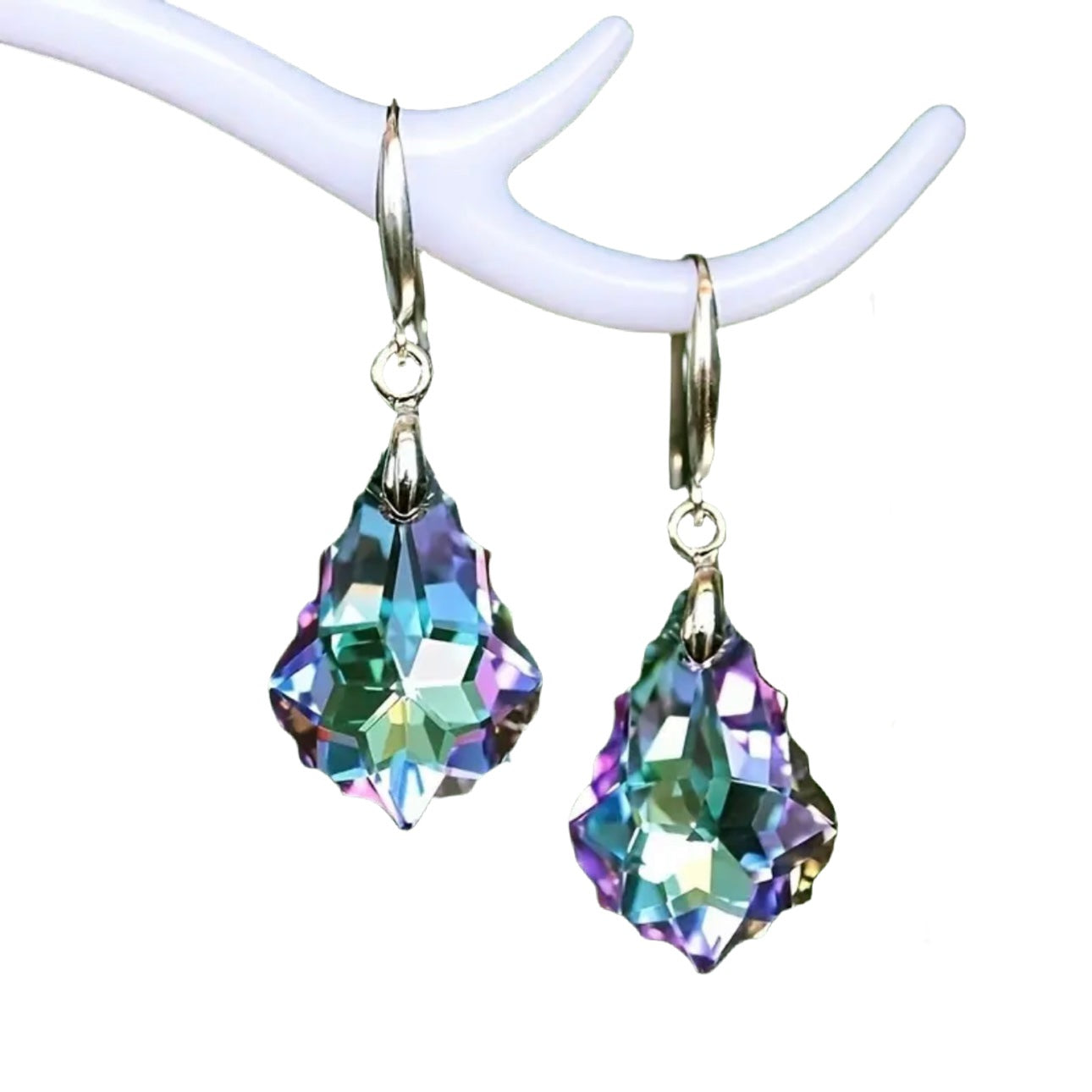 Crystal Treasure Blue Earrings