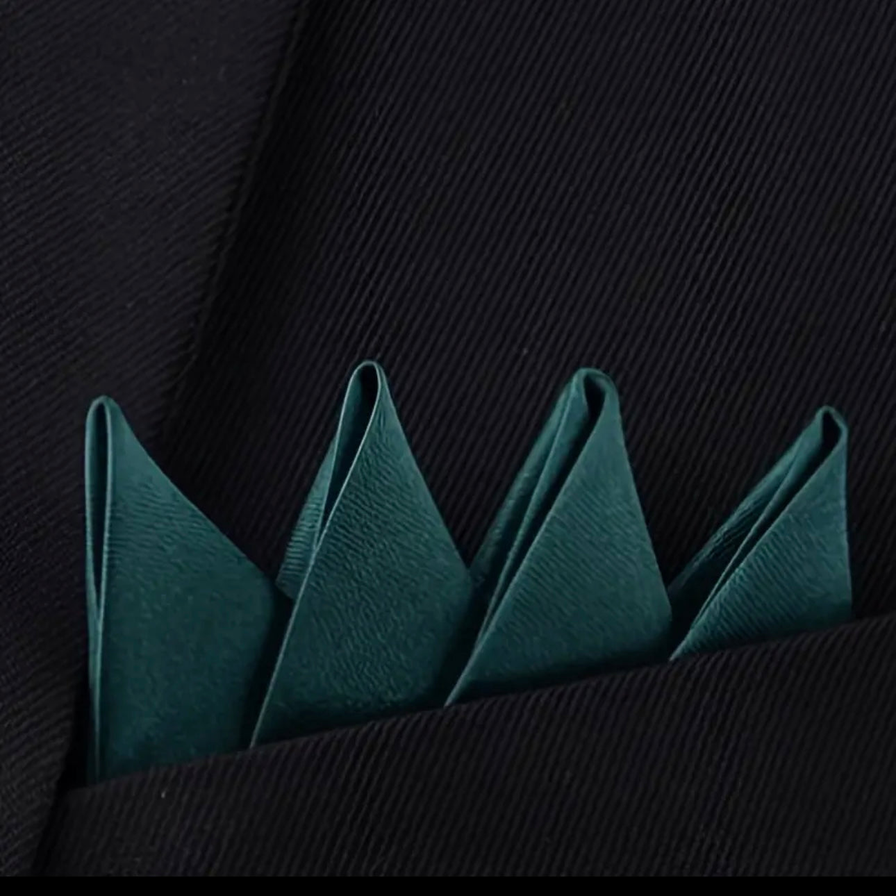 Purple Pre-Folded Pocket Square