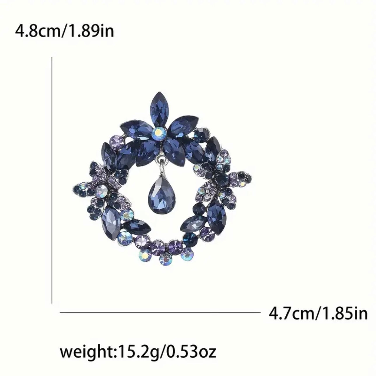 Wreath Brooch Pin