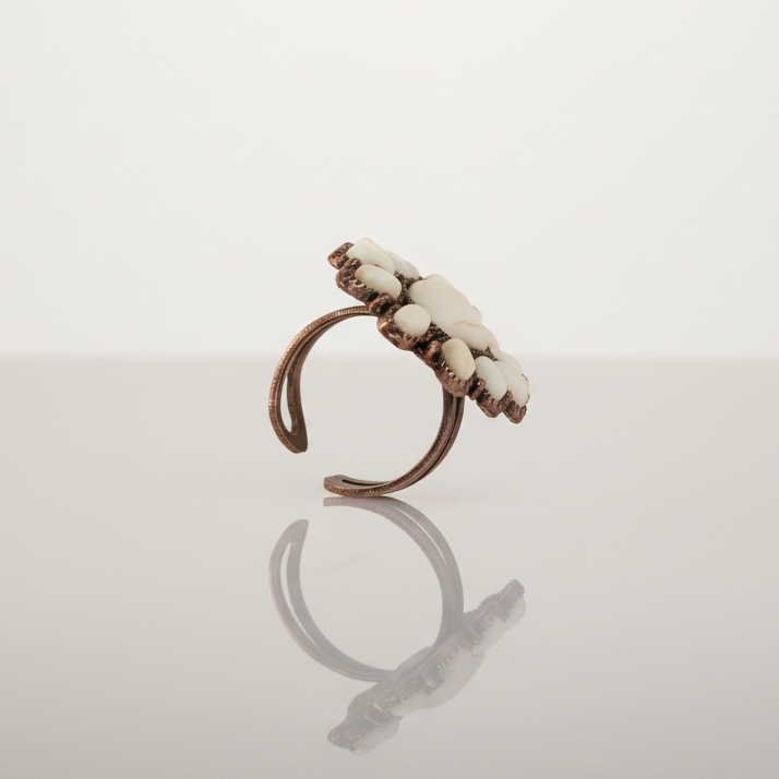 Triangular Turquoise Ring