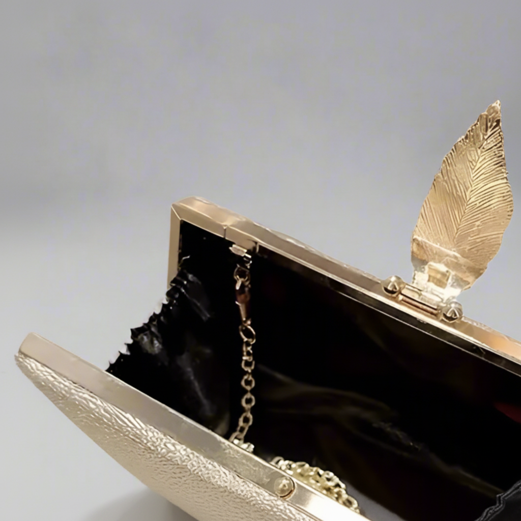Gold Clutch Evening Bag