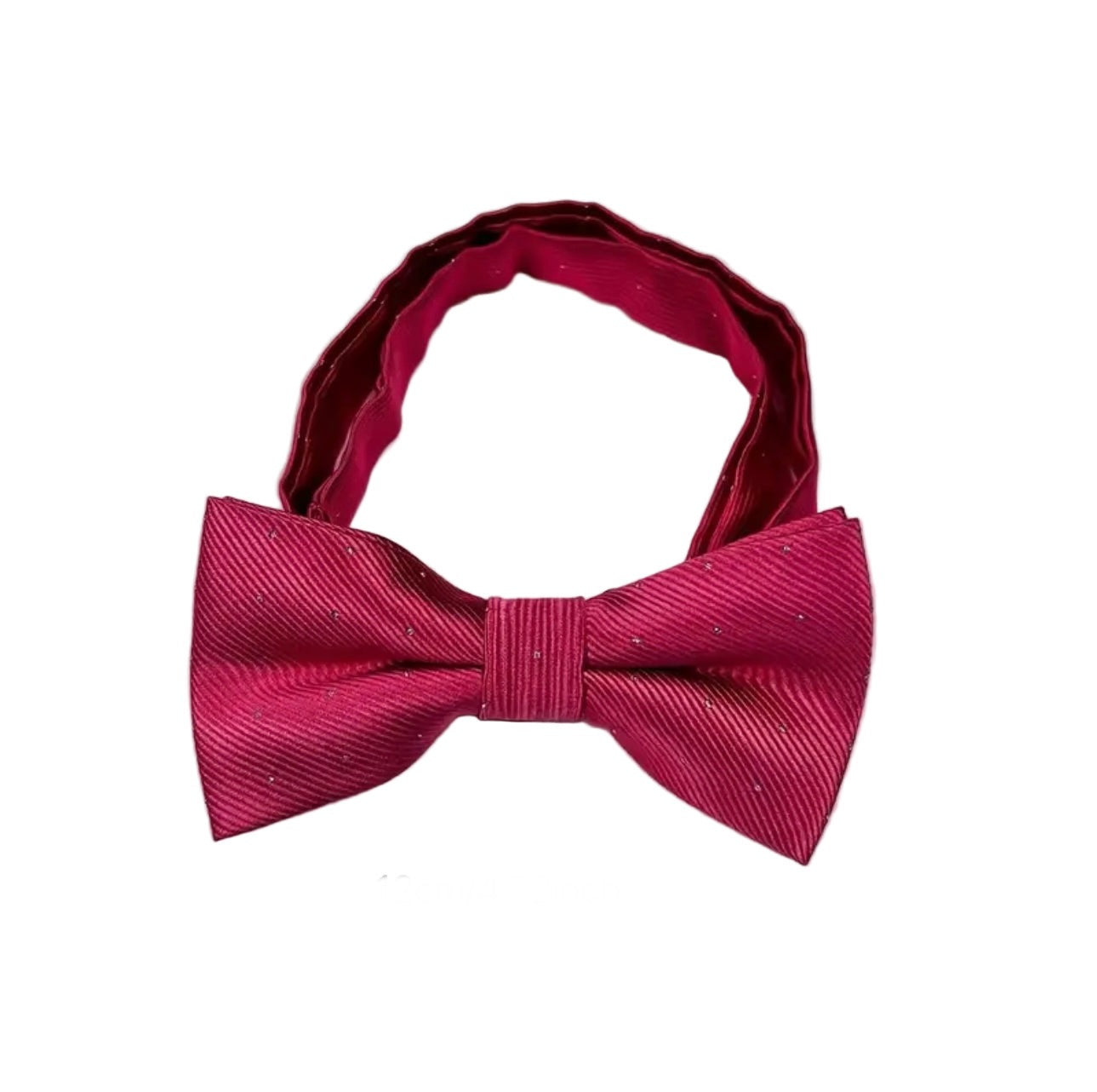Pink Rose Red Bow Tie