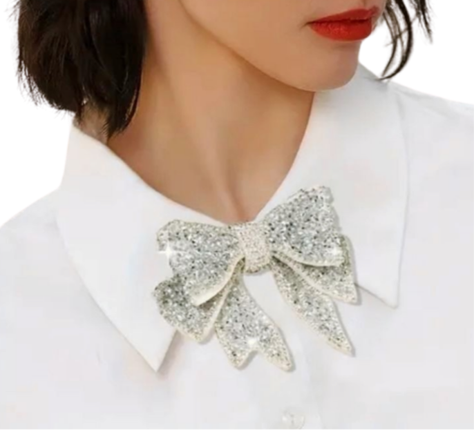 Sparkling Bowtie Brooch