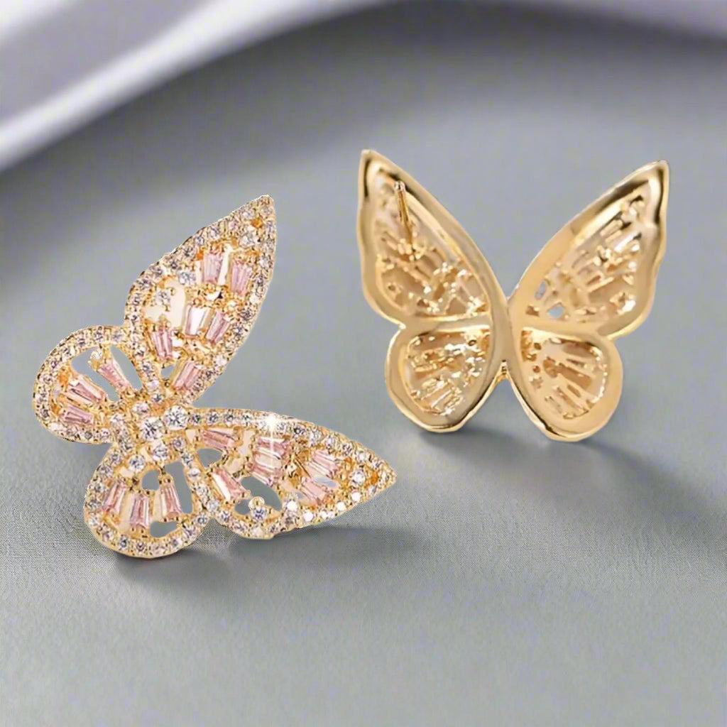 Butterfly Zircon Earrings
