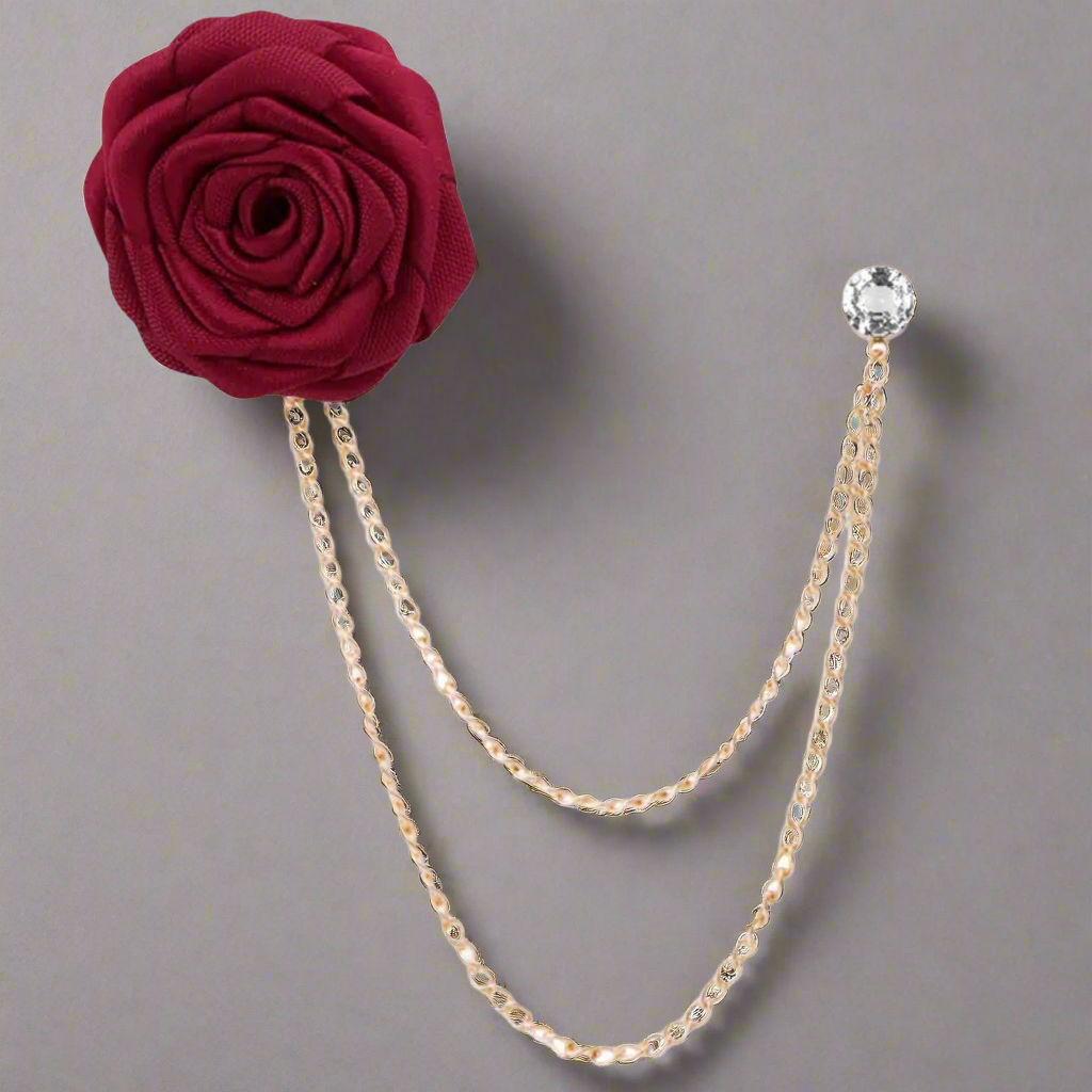 Flower Chain Lapel Pin