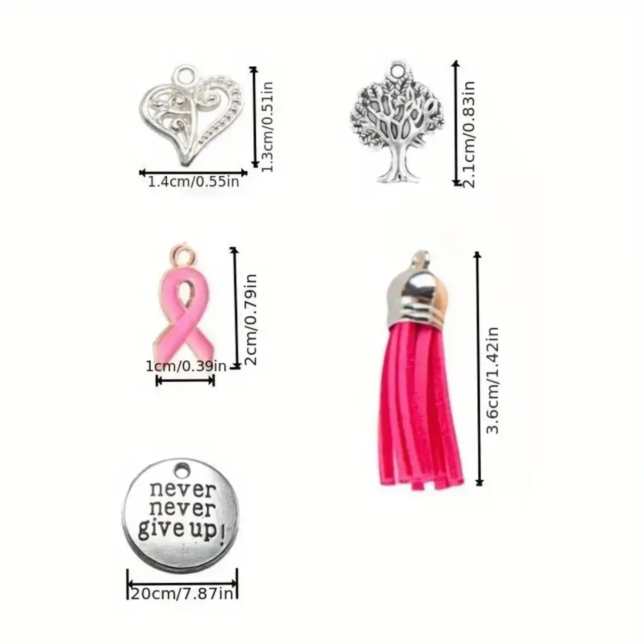 Breast Cancer Awareness  Keychain