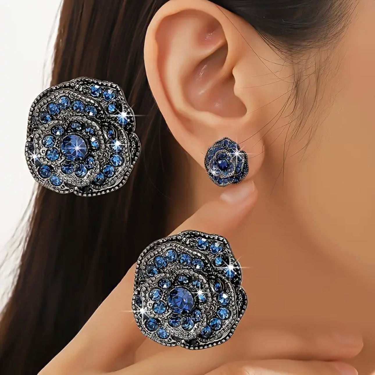 Rose Stud Earrings