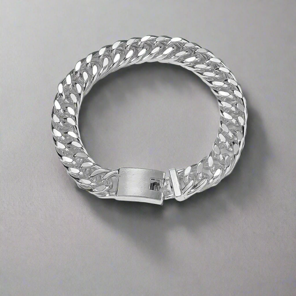 Aluminum Cuban Chain Bracelet