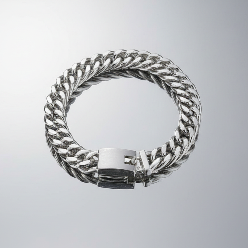 Aluminum Cuban Chain Bracelet