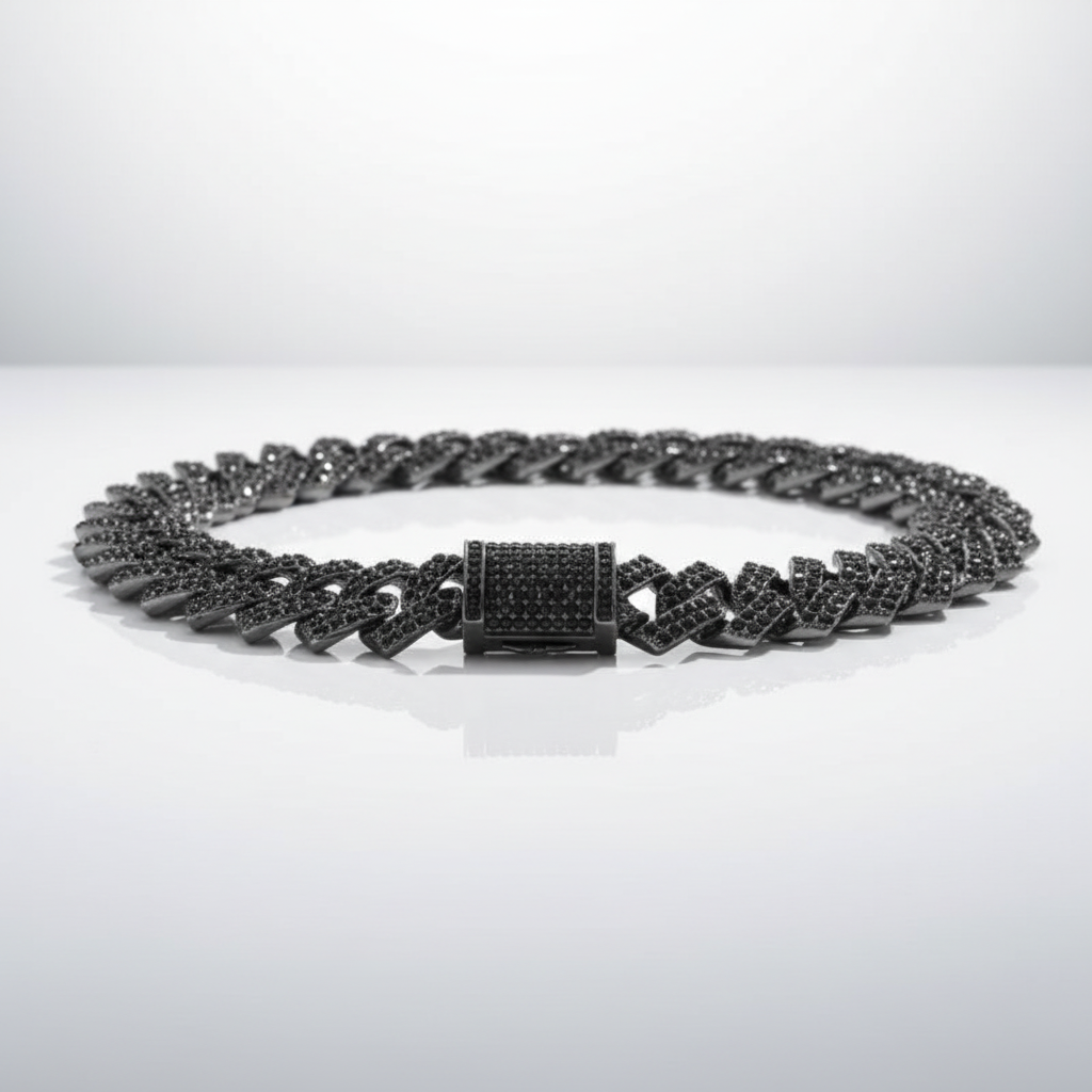 Black Cuban Chain Necklace