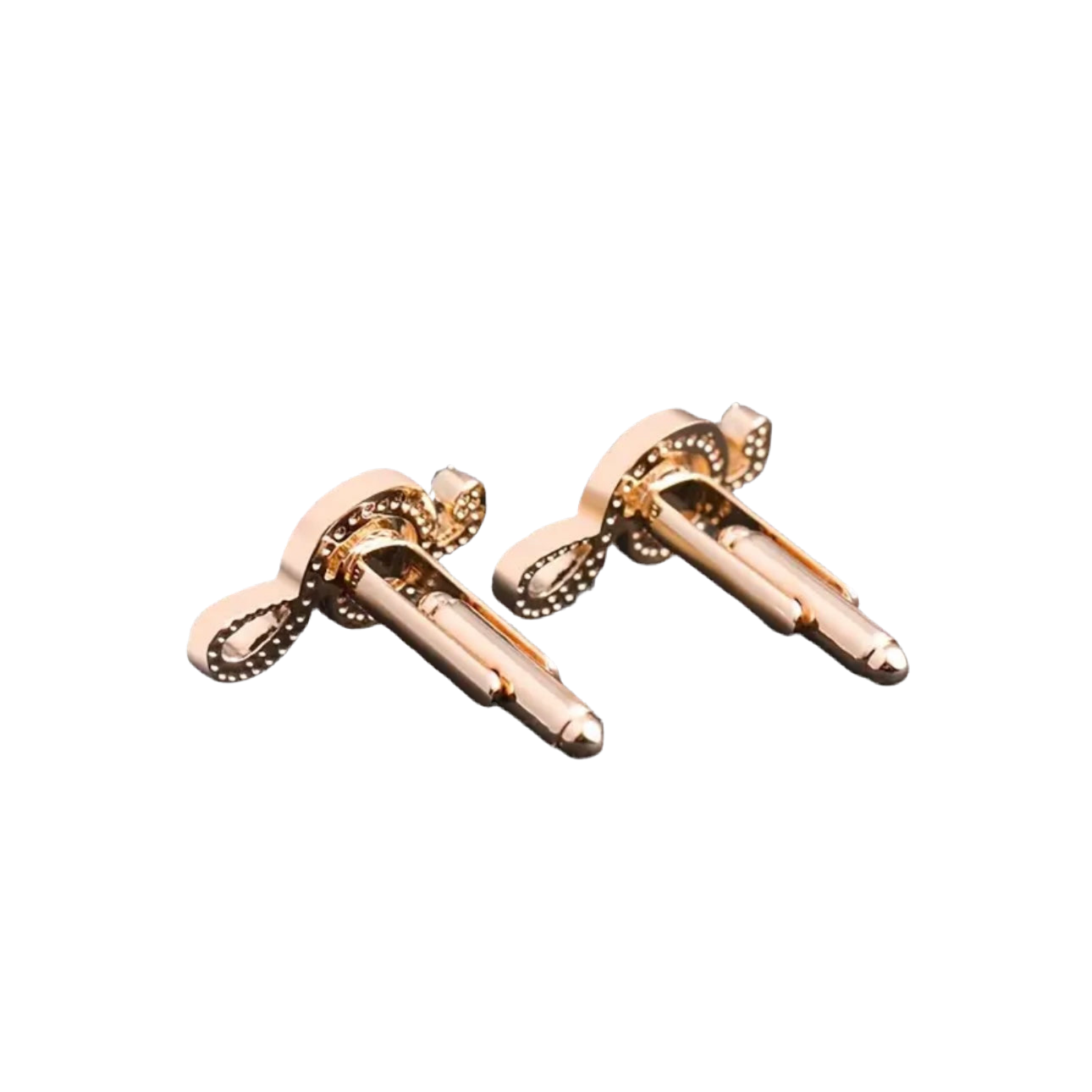 Music Note Gold Cufflinks