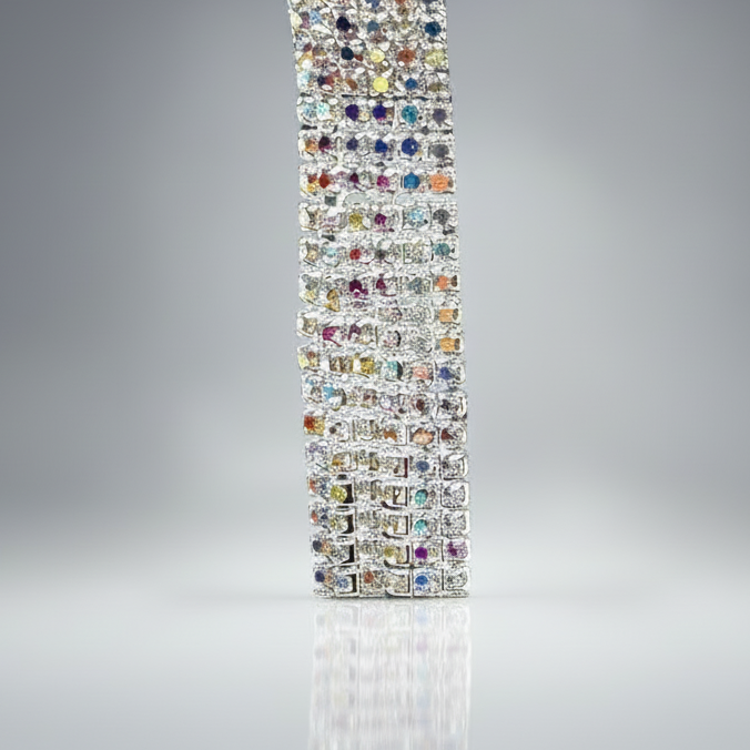 Iridescent Tassel Earrings