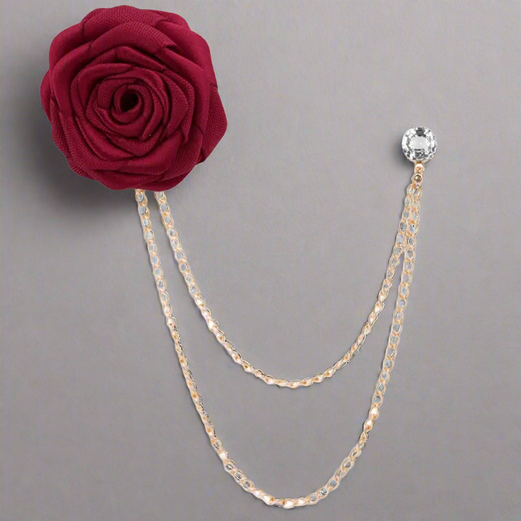 Flower Chain Lapel Pin